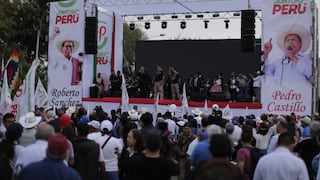 Roberto Sánchez cierra su campaña electoral con un mitin en Jesús María (FOTOS)