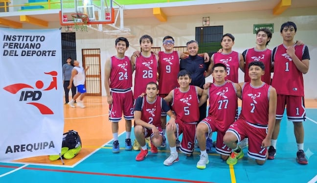 Selección de varones en básquet es uno de los representantes para la Etapa Nacional de los Juegos Deportivos Nacional IPD 2026. Foto: IPD.