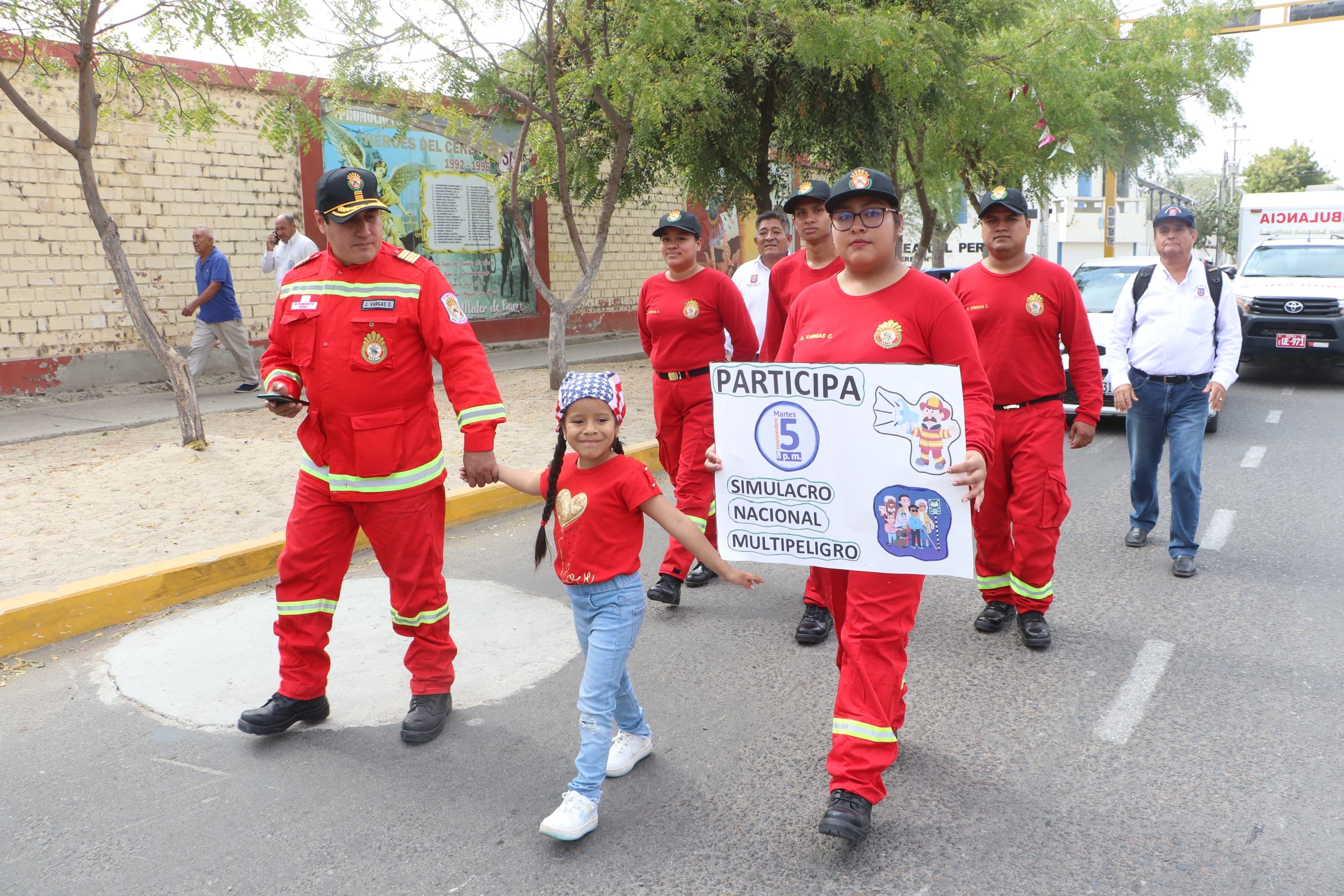 Instan a participar en simulacro multipeligro a realizarse hoy en la noche