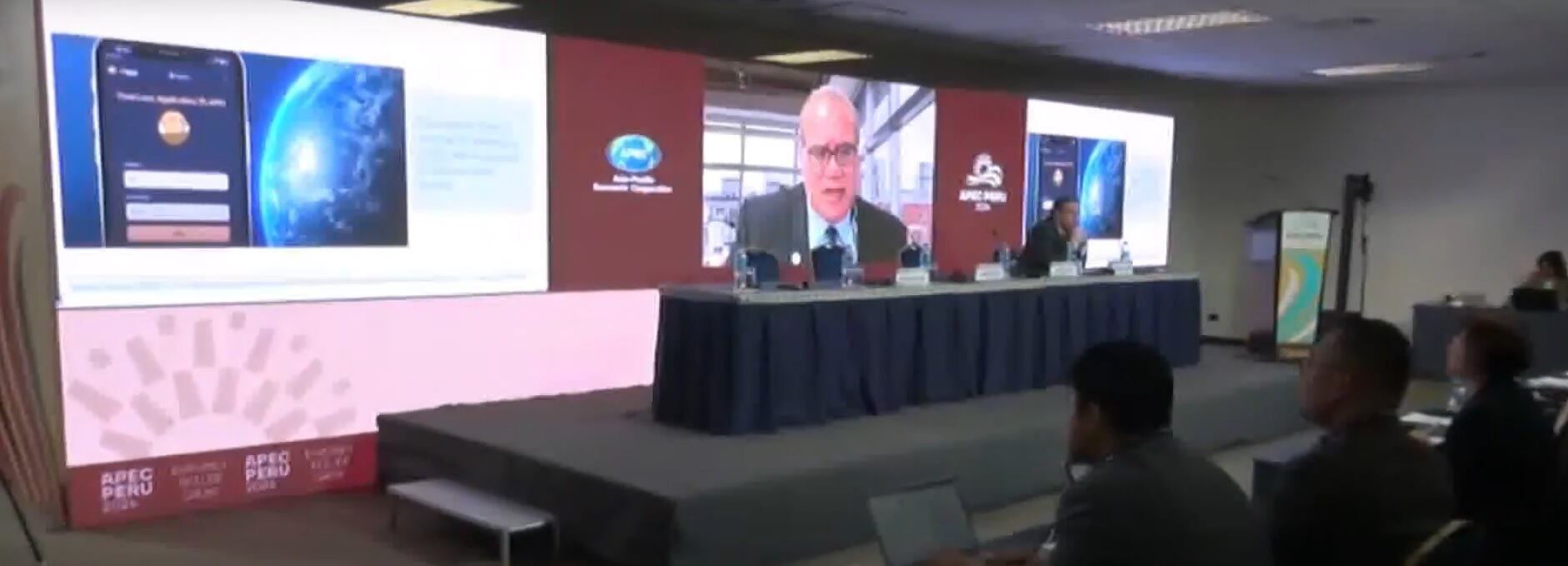 Representante del Ministerio de Desarrollo Agrario del Perú, Jorge Castro, destaca trabajo articulado y desarrollo de reuniones que permitirán arribar a soluciones técnicas frente a problemática. (Foto: Captura Sol TV Perú)