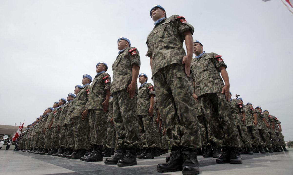 Los militares estarán en las calles y en el transporte público, según indicó la presidenta Keiko Fujimori. Foto: Andina.