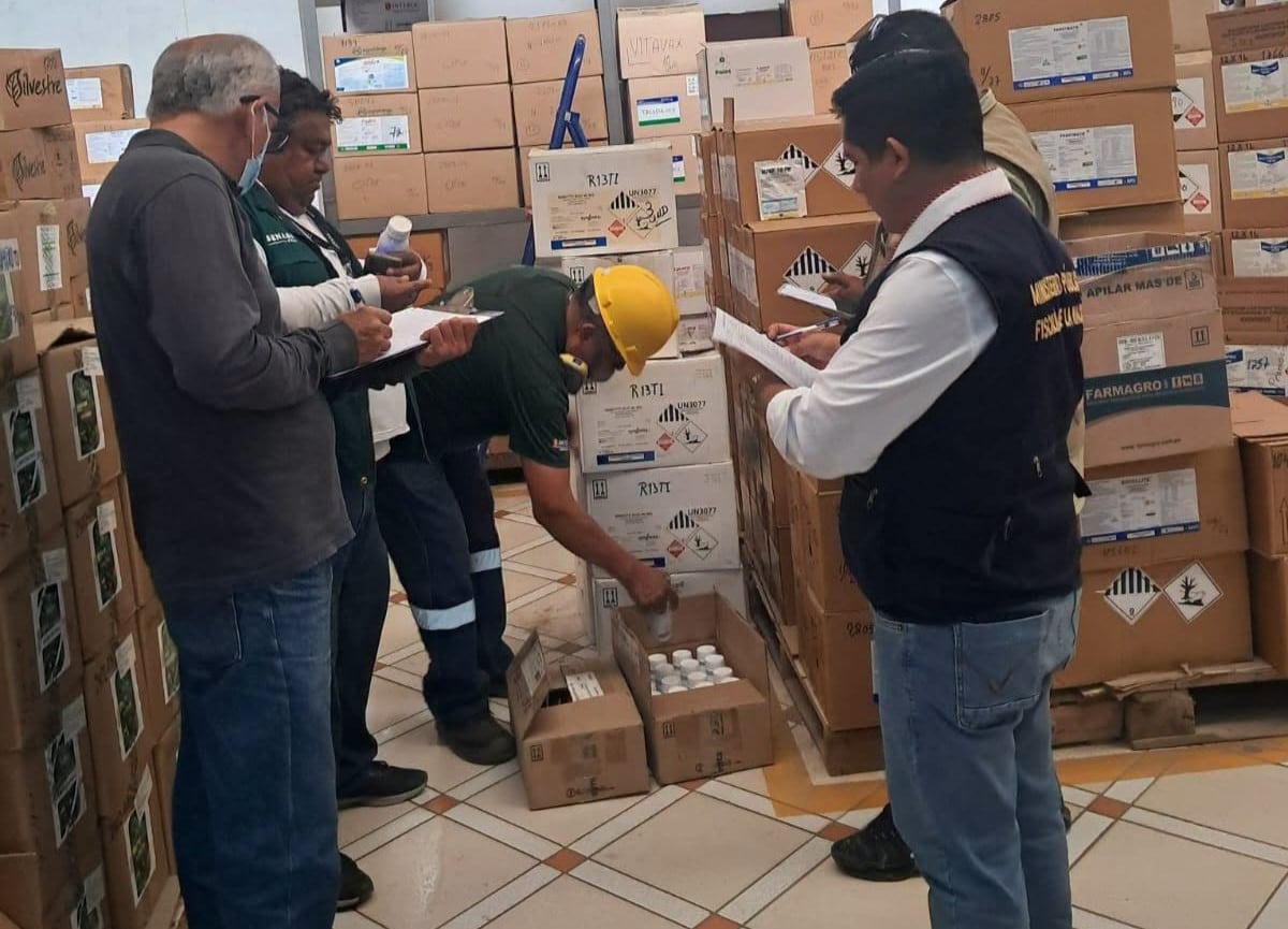 La Fiscalía dispuso la inmovilización de más de mil insumos para evitar su comercialización