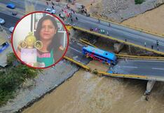 Familia exige mayor apoyo tras 19 días de desaparición de docente en puente Chancay