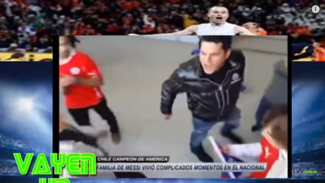Esta es la indignante agresión de los hinchas chilenos a los familiares de Messi (VIDEO)