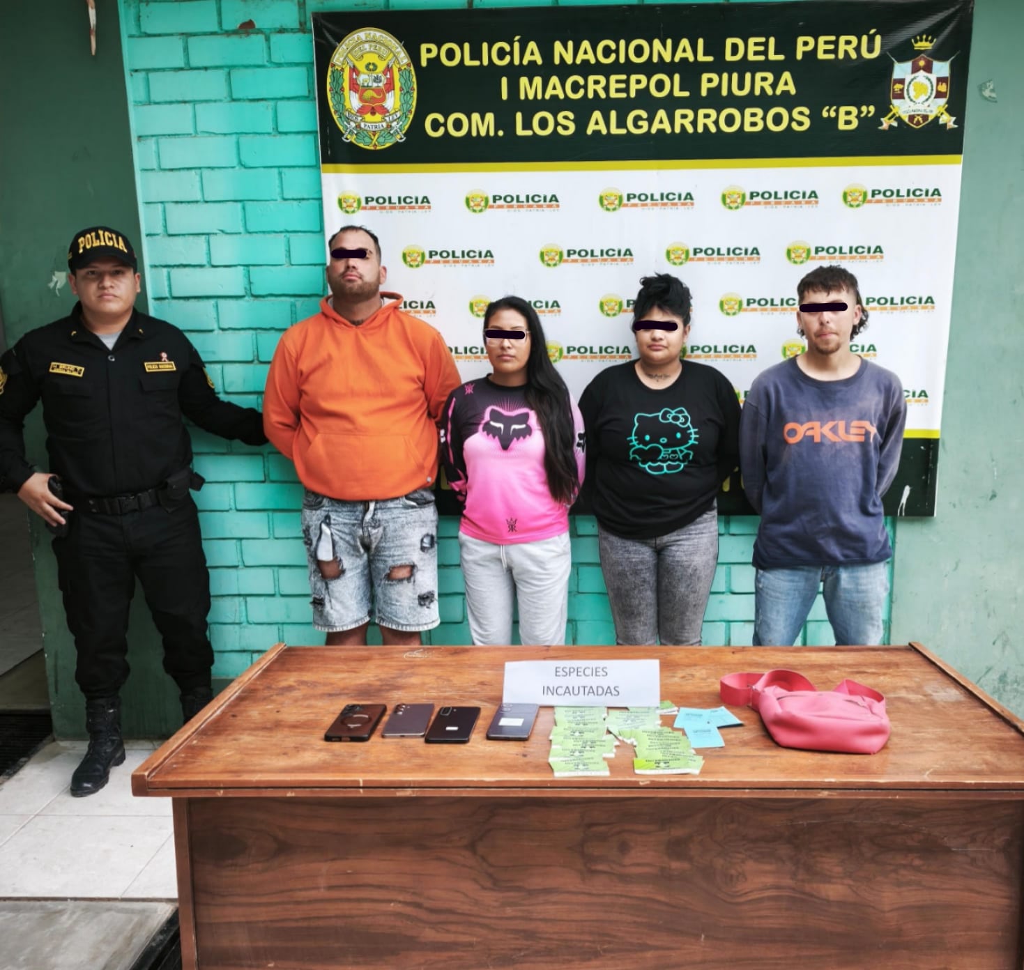Presunta banda delincuencial.