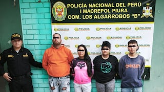 Piura: Policía captura a presunta banda delincuencial “Los Tarjeteros de Los Algarrobos”