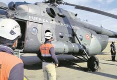 Lluvias: vía aérea llevan ayuda a damnificados en la sierra de La Libertad