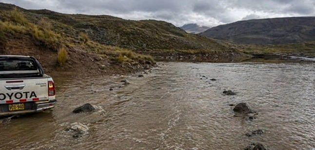 Vehículos corren el riesgo de quedar varados en la zona de Ram Ram de Tuti en Caylloma