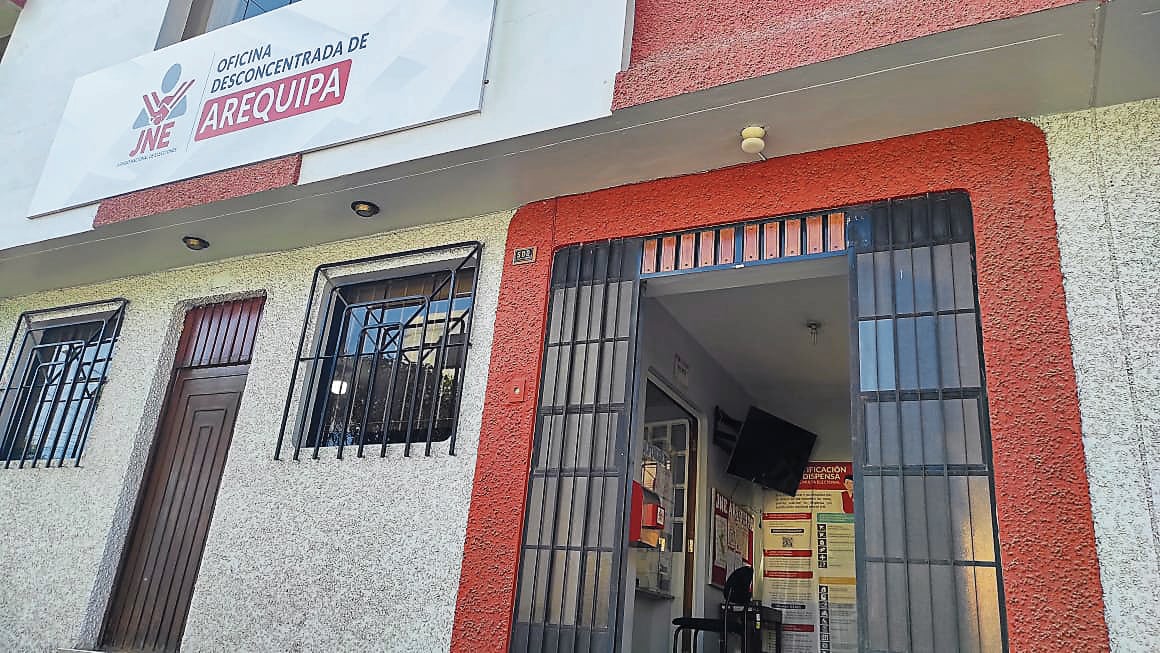 Jurado Nacional de Elecciones, oficina desconcentrada de Arequipa. Foto: GEC.