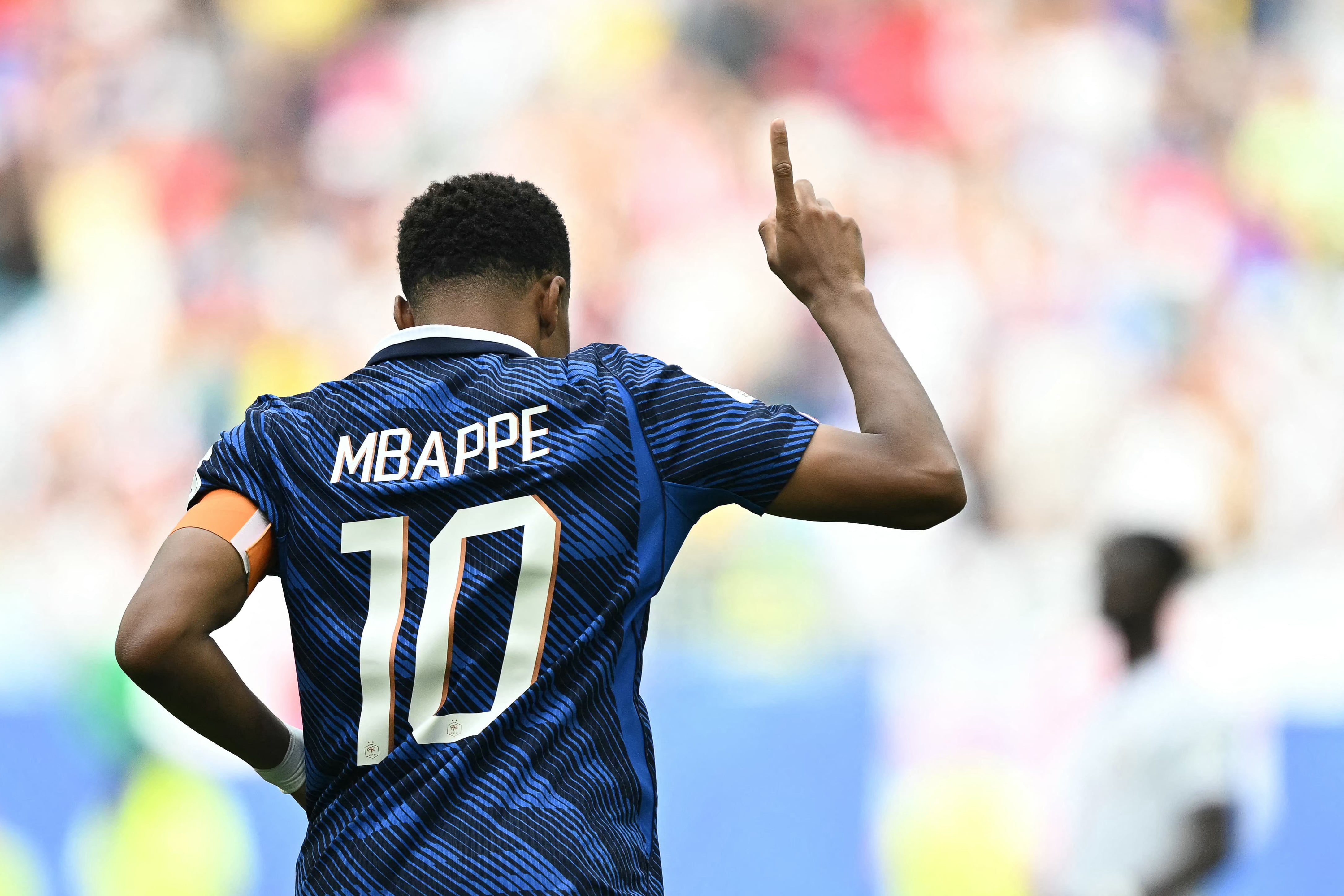 Kylian Mbappé descuenta para Francia 1-4, por el tercer puesto del Mundial 2026. (Photo by CHANDAN KHANNA / AFP)