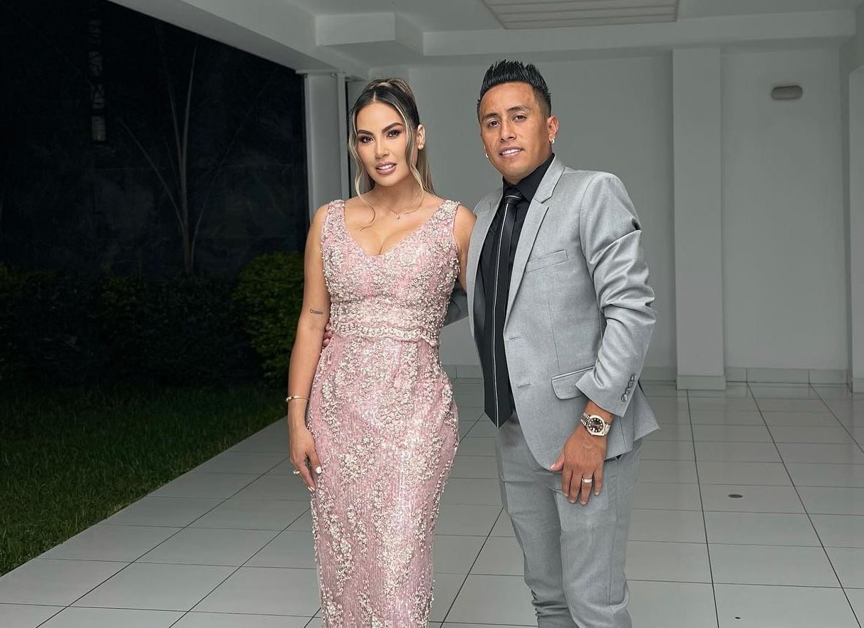 Pamela López y Christian Cueva.