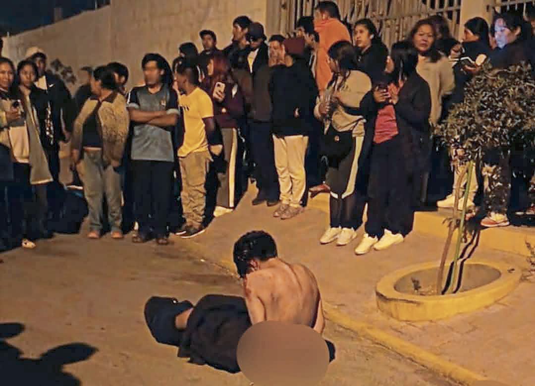 Joven fue capturado durante la noche. (Foto: Difusión)