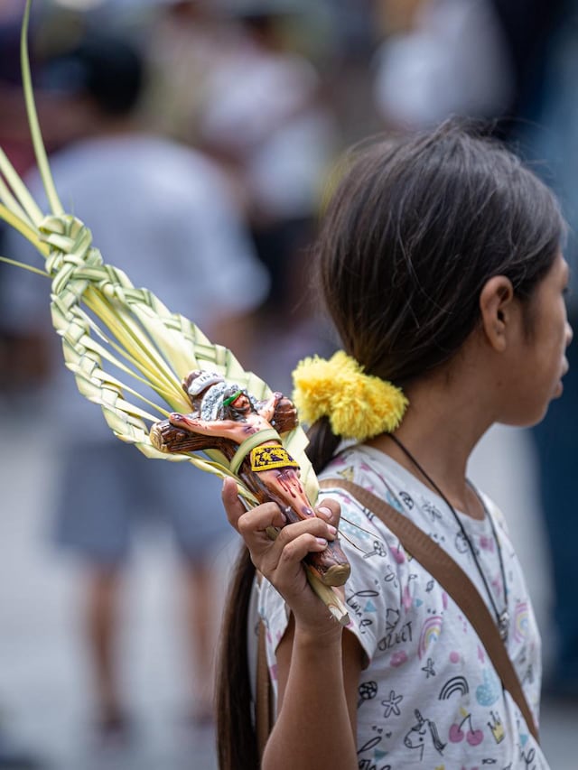 Domingo de Ramos: fieles y el Cristo Cholo recorren la Catedral y Plaza de Armas de Lima. (Fotos: Paloma del Solar/GEC)