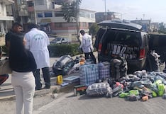 Arequipa: contrabandista cae con mercadería de 80 mil soles en persecución policial