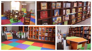 Especialistas trabajan en decoración de sala de lectura para niños (VIDEO)