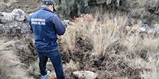 Fiscalía recupera restos óseos de víctimas del terrorismo de Uchuraccay. Foto: Ministerio Público.