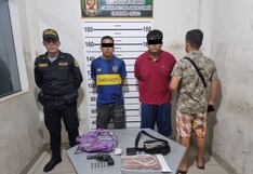 Trujillo: Presuntos extorsionadores caen con un revólver y cinco cartuchos de dinamita