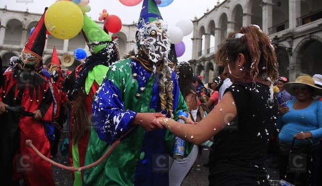 Arequipa ya no realiza el pasacalle de Las Flores por carnavales. (Foto: Archivo GEC)