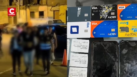 PNP captura a dos presuntos integrantes de Los Pepes acusados de extorsionar a transportistas en Los Olivos