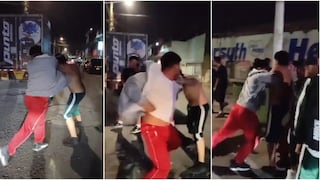 Chincha: alumnos de dos colegios se agarran a puñetazos tras la salida escolar