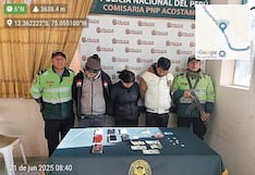 Huancayo: “Los Murciélagos” se paseaban en fiestas para robar celulares