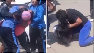 Ica: madres de familia y escolares desatan brutal pelea en el distrito de Tate