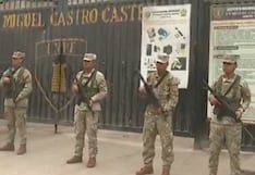SJL: militares llegan al penal Miguel Castro Castro para reforzar control en los exteriores