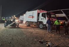 Chiclayo: Chofer ebrio de la MPCh choca compactadora