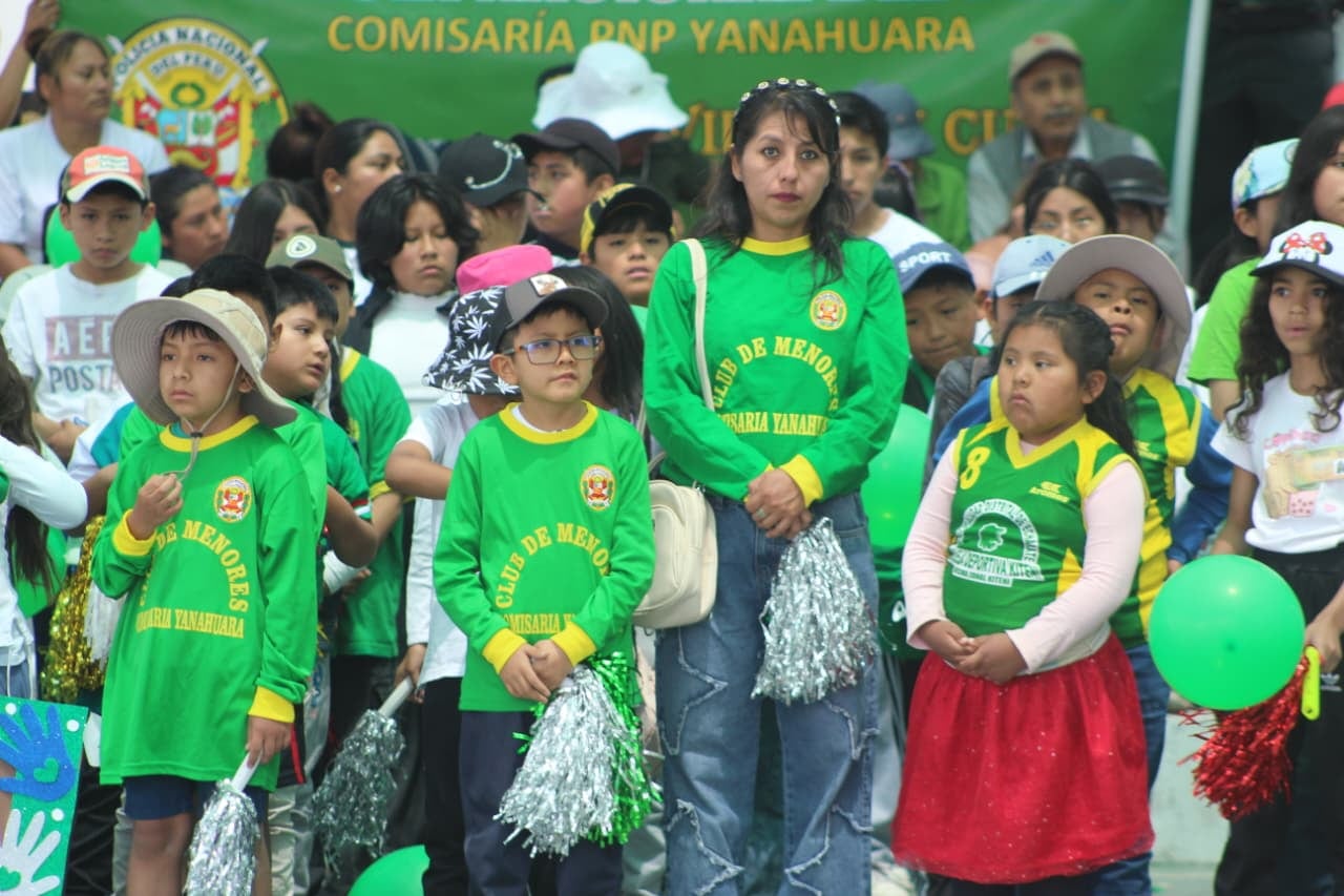 Presentan vacaciones útiles de la Policía en Arequipa. (Foto: Álvaro Figueroa/@photo.gec)