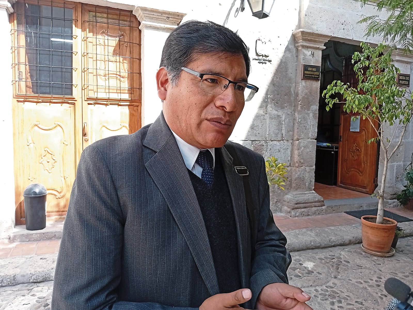 Consejero César Huamantuma. Foto: Nelly Hancco/GEC.