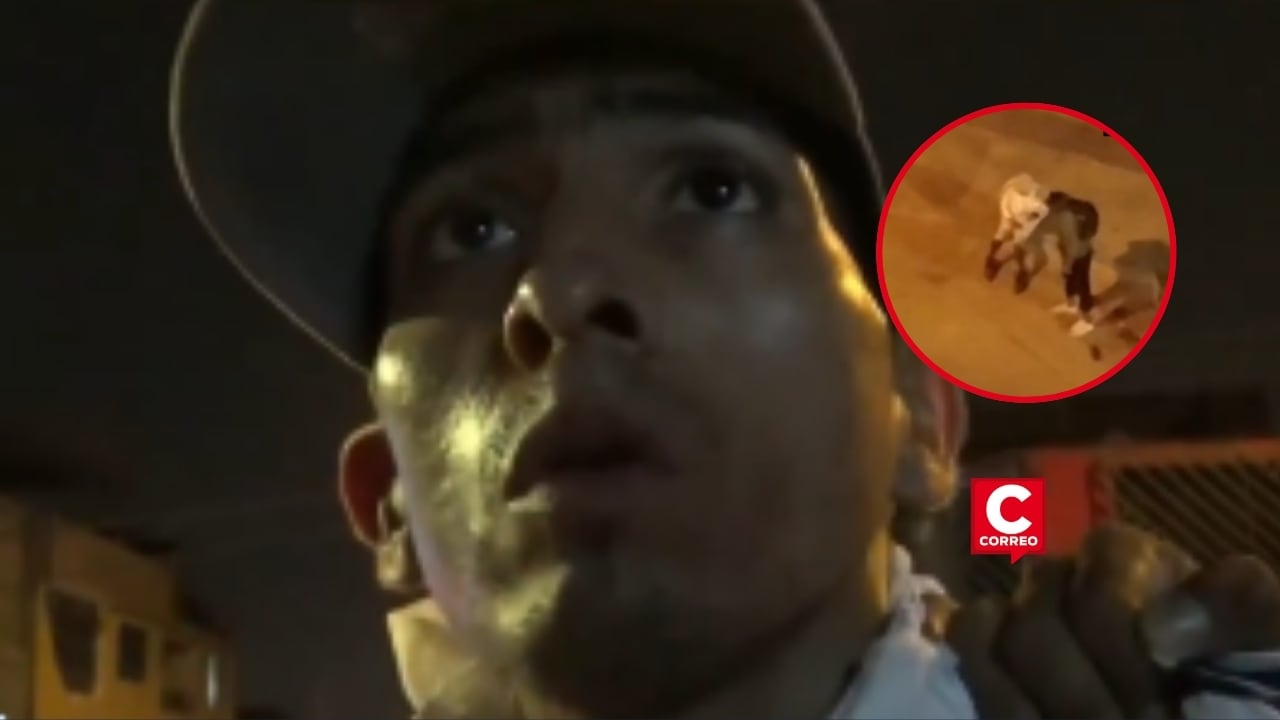 Dron delata a sujeto que vendía drogas en Comas: agentes terna lo capturaron en su propio barrio. Composición: Diario Correo.