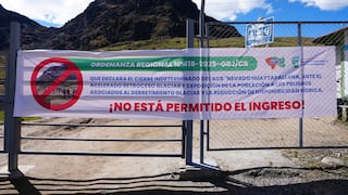 Junín: Cierran indefinidamente el ACR Huaytapallana por riesgo de desastres glaciares