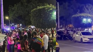 Nasca: disturbios empañan concentración de venezolanos en la Plaza Bolognesi