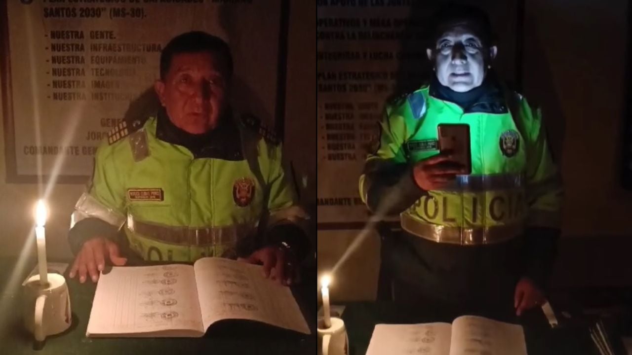 El exjefe policial Roger Torres cuestionó que dependencia policial de Usquil no haya contado con el servicio a pesar de estar ubicada en una zona estratégica desde donde se debería controlar a la minería ilegal. En comisaría se alumbraban con velas, por lo que la Defensoría del Pueblo pide que no se repita esta situación.