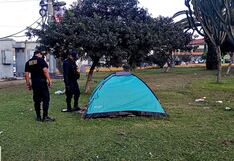 Trujillo: Desalojan a extranjeros que dormían en áreas verdes del óvalo La Marina