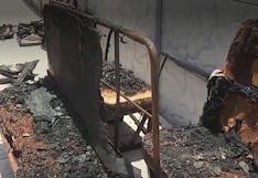 Extorsionadores incendian combi de transporte público en Chorrillos durante la madrugada