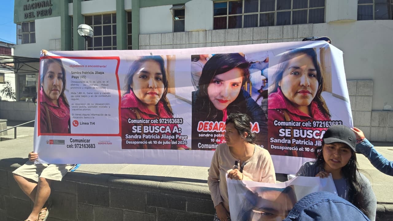 Sandra Patricia Jilapa salió de casa en Mariano Melgar y familiares piden que la Policía no deje de buscarla (Foto: Yunsu Pariapaza/@photo.gec)
