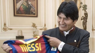 Jugadores bolivianos no aprobaron condecoración de Evo Morales a Messi