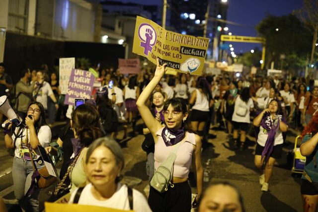 Marcha por el Día de la Mujer 2024.