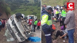 Accidente en la vía Lircay – Huancavelica deja siete heridos y dos muertos