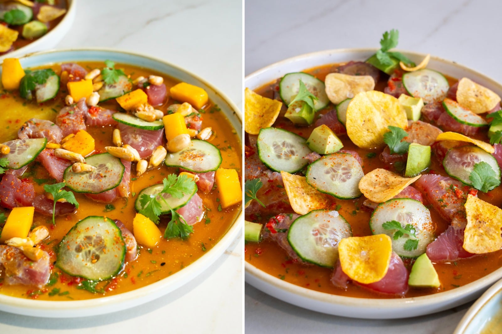 Preparaciones ligeras, cítricas y llenas de sabor que celebran la fusión entre la cocina peruana y japonesa, perfectas para los días de calor.