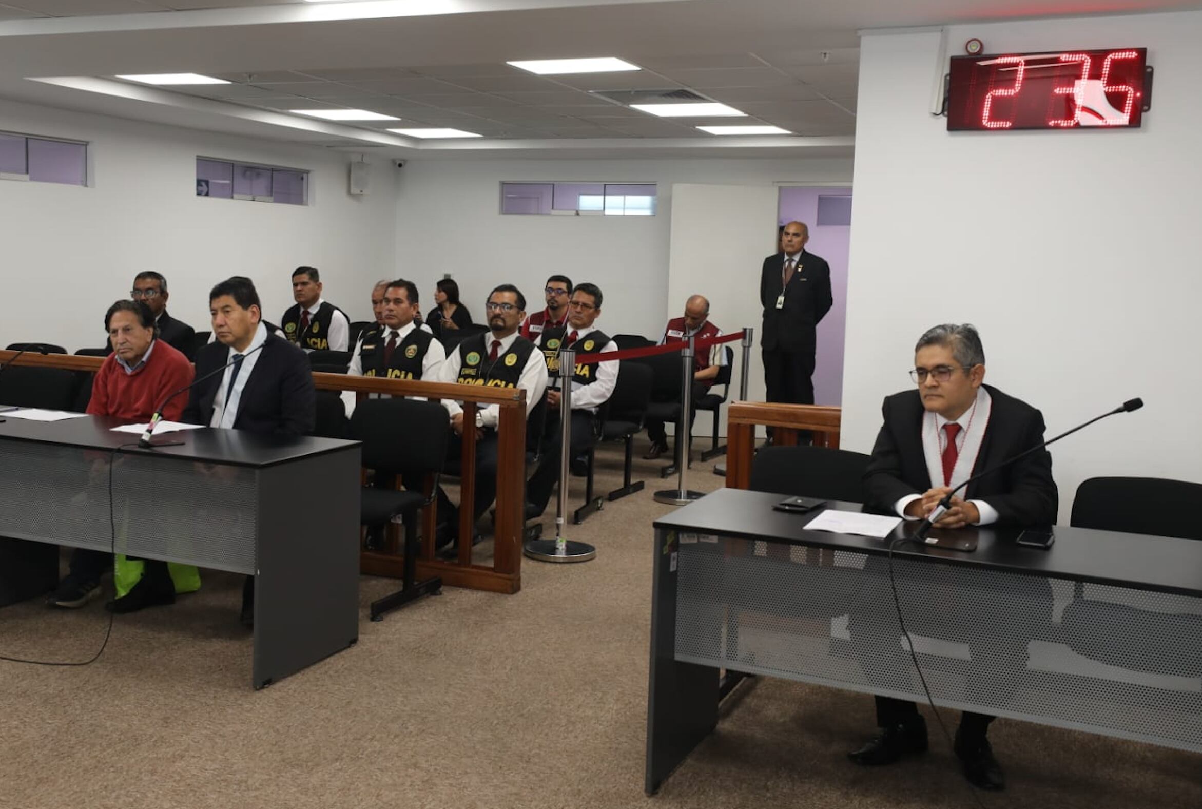 Alejandro Toledo en audiencia judicial de control de identidad luego de su extradición. (Foto: archivo)