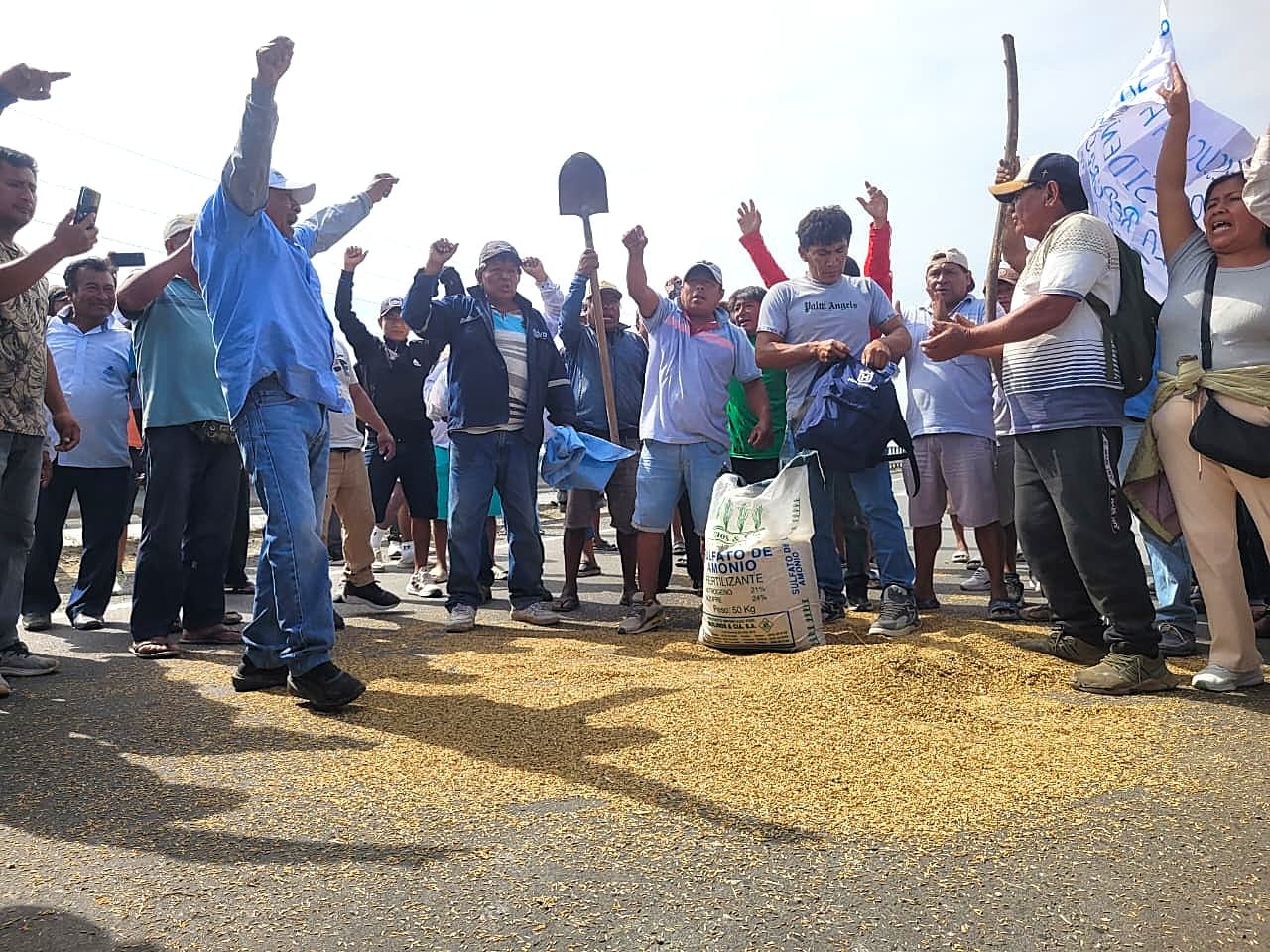 Los hombres del campo no están de acuerdo con las medidas del Ejecutivo.