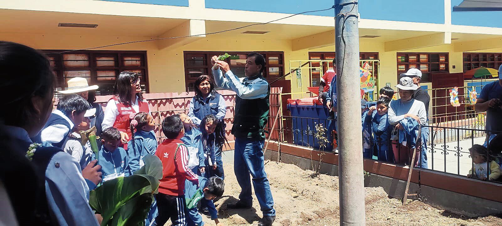 Impulsan la creación de huertos escolares. Foto: Cortesía