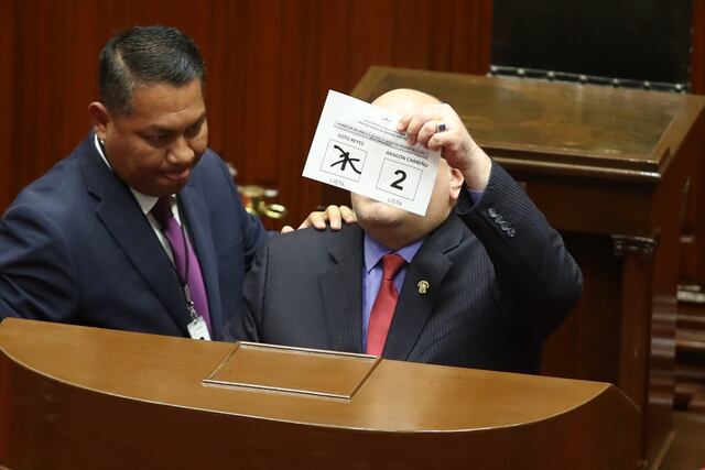 Elecciones para la Mesa Directiva 2023-2024 se desarrolló este miércoles 26 de julio. Los candidatos a la presidencia congresal fueron los congresistas Luis Aragón (Acción Popular) y Alejandro Soto (Alianza para el Progreso). (Foto: GEC)