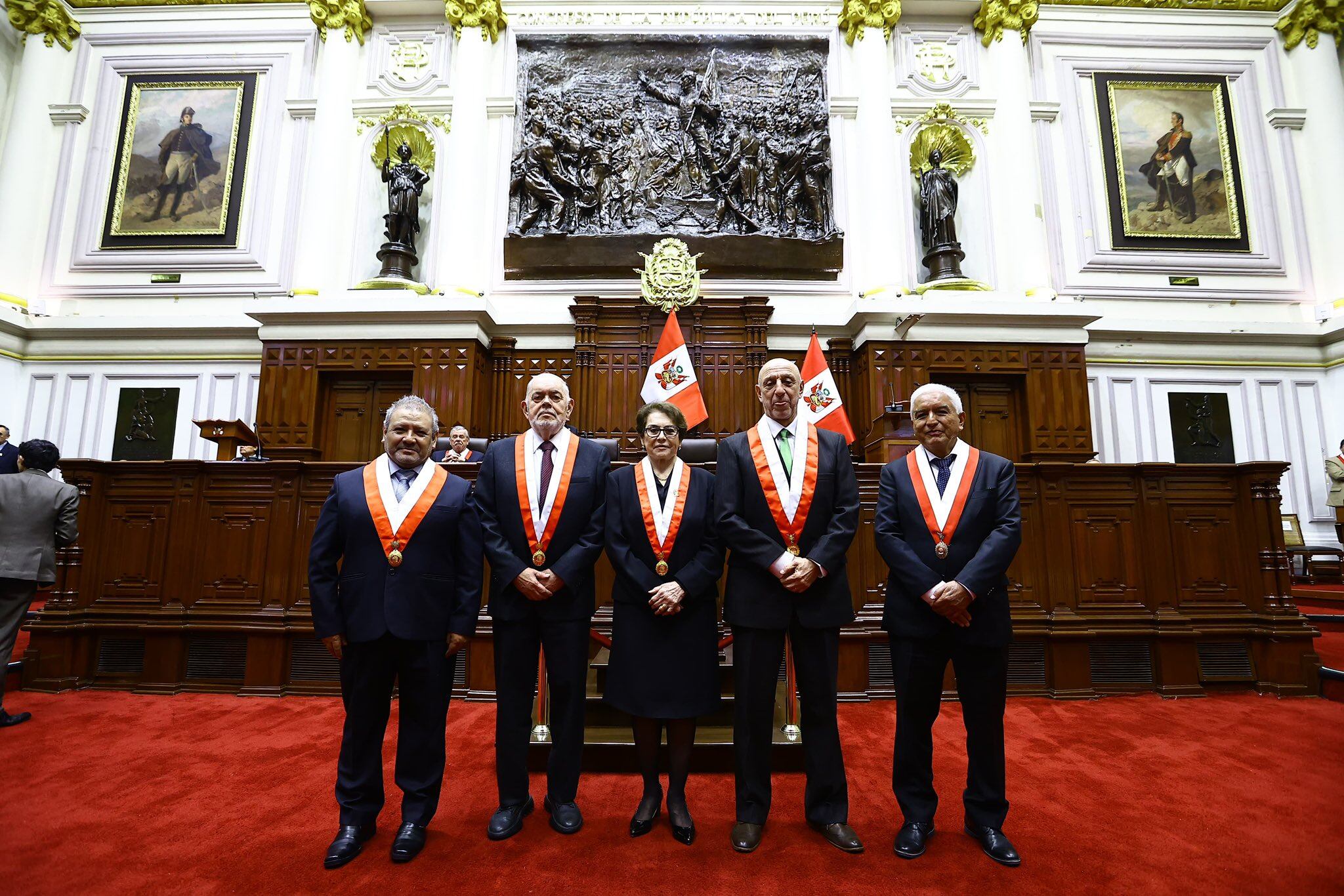 La bancada parlamentaria respaldó la posición del Estado frente a lo dicho por el presidente colombiano sobre el distrito de Santa Rosa, en Loreto. FOTO: Honor y Democracia