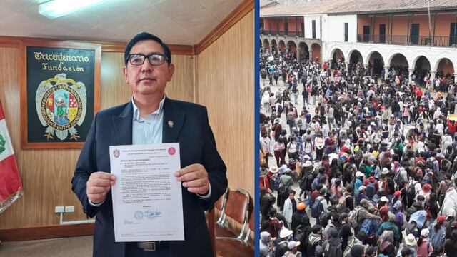 Ayacucho: Estudiantes Unsch piden vacancia del rector Antonio Jerí