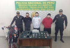 La Libertad: Capturan a “Los Ligeros de Chao” por robo de celulares
