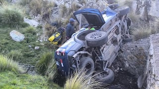 Accidente en Arequipa: Dos heridos por despiste de camioneta en Chivay