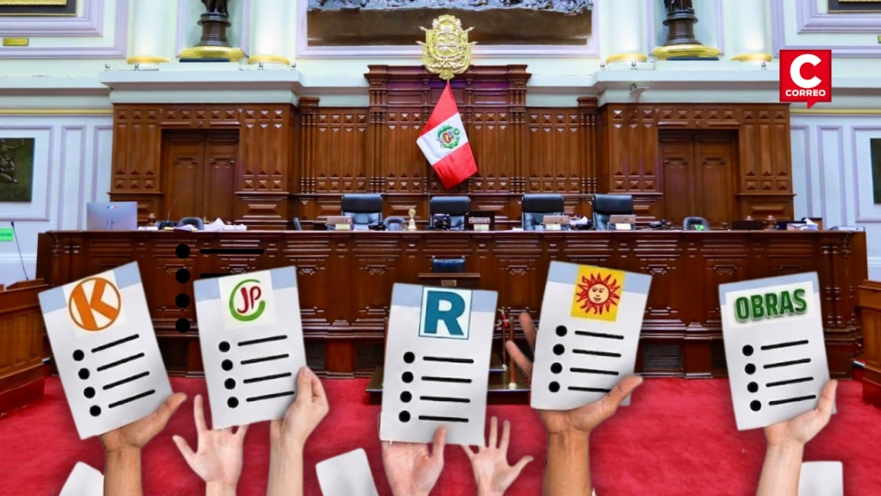Congreso define hoy las listas que competirán por la mesa directiva del Senado. Composición: Diario Correo.
